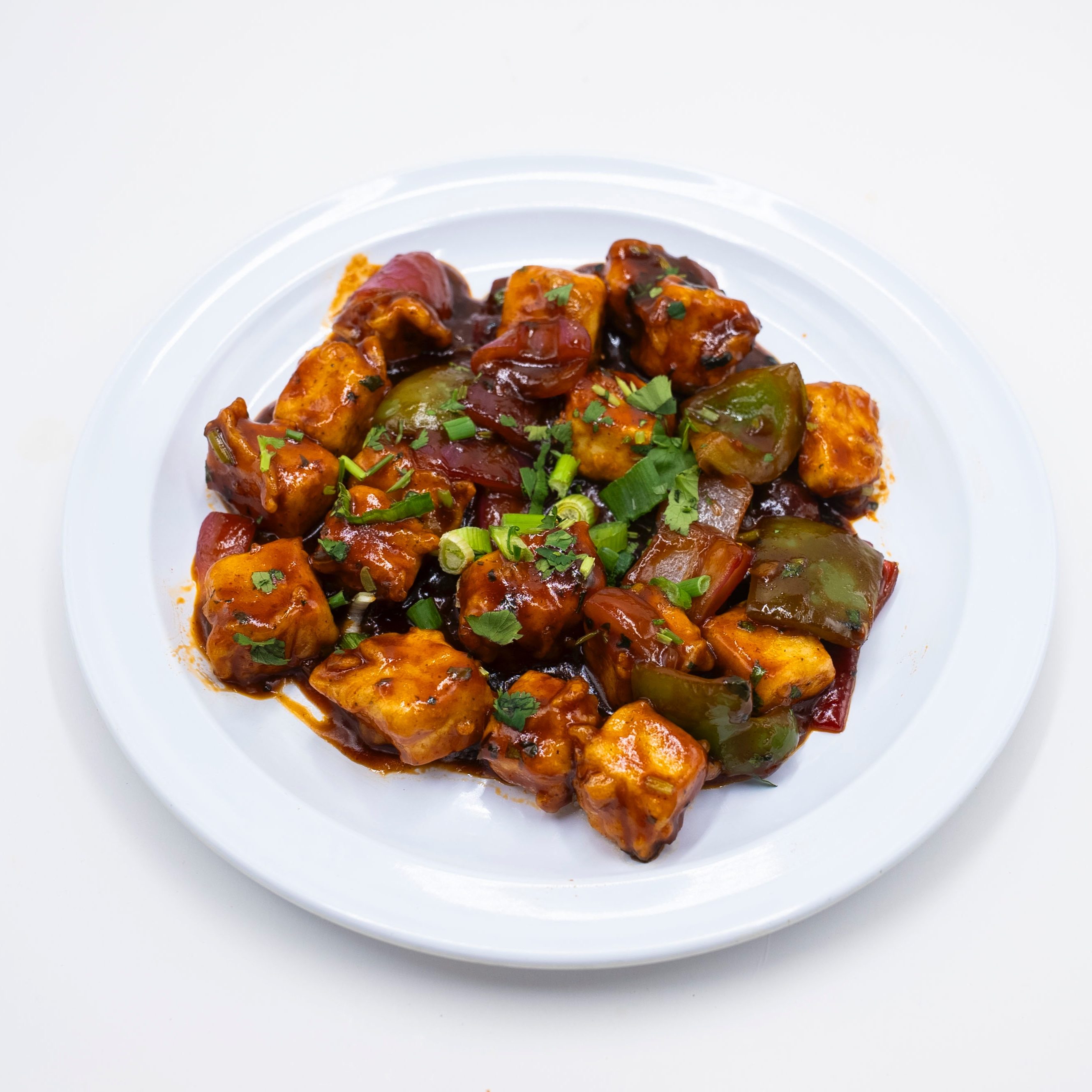 Paneer Machurian.