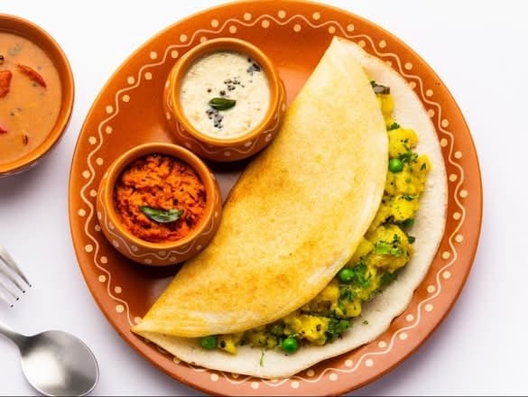 Onion Masala Dosa.